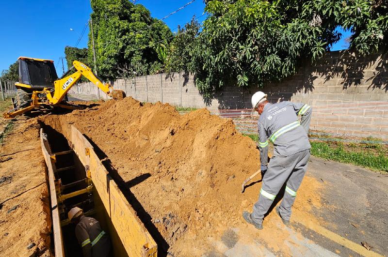 Depois de muitos anos, Recreio Campo Belo recebe 12 kms de rede de esgotos da Sabesp